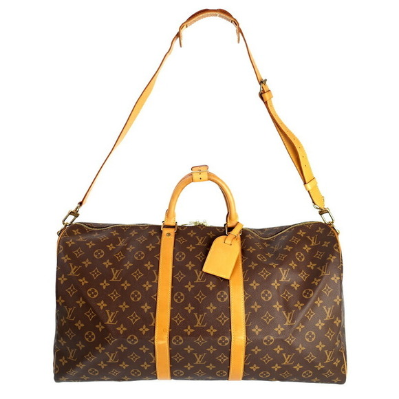 Louis Vuitton Bandouliere Monogram Bag Keepall Travel Boston - Picture 1 of 8